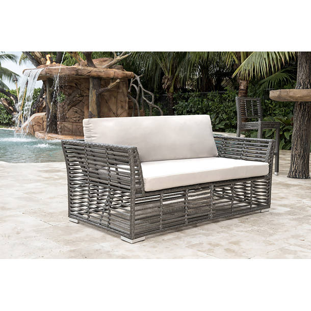 Panama Jack Graphite Wicker Outdoor Armless Lounge Chair Wayfair